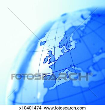 Stock Photo - close-up of globe. 
fotosearch - search 
stock photos, 
pictures, images, 
and photo clipart
