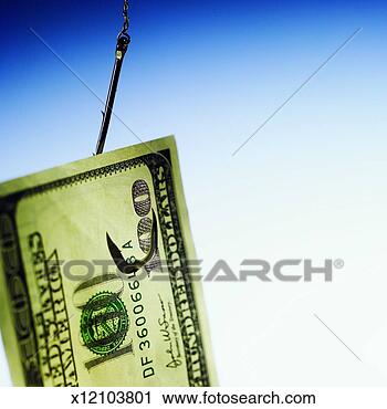 Stock Photography - close-up of a 
one hundred dollar 
bill hanging on 
fishhook. fotosearch 
- search stock 
photos, pictures, 
images, and photo 
clipart