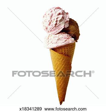 Stock Photograph - close-up of an 
ice-cream cone. 
fotosearch - search 
stock photos, 
pictures, images, 
and photo clipart