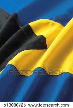 Stock Image - the flag of bahamas. 
fotosearch - search 
stock photos, 
pictures, images, 
and photo clipart