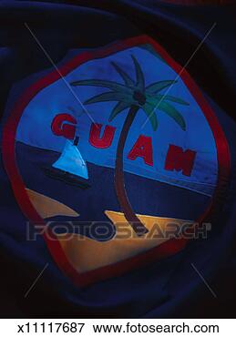 Picture - the flag of guam. 
fotosearch - search 
stock photos, 
pictures, images, 
and photo clipart