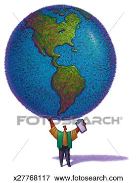 Stock Illustration - checking global 
predictions. fotosearch 
- search clipart, 
illustration, 
drawings and vector 
eps graphics images