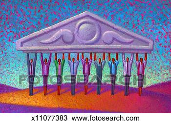 Drawing - employee support. 
fotosearch - search 
clipart, illustration, 
drawings and vector 
eps graphics images