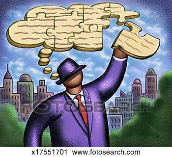 Clipart - man with idea. 
fotosearch - search 
clipart, illustration, 
drawings and vector 
eps graphics images