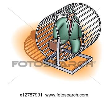 Clipart - man in hamster 
wheel. fotosearch 
- search clipart, 
illustration, 
drawings and vector 
eps graphics images
