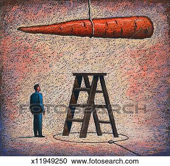 Stock Illustration - dangling a carrot. 
fotosearch - search 
clipart, illustration, 
drawings and vector 
eps graphics images