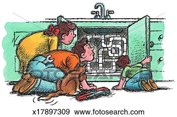 Stock Illustration - plumbing. fotosearch 
- search clipart, 
illustration, 
drawings and vector 
eps graphics images