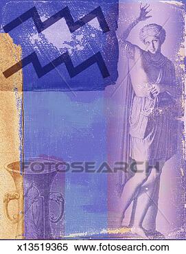 Stock Illustration - aquarius the water 
bearer. fotosearch 
- search clipart, 
illustration, 
drawings and vector 
eps graphics images