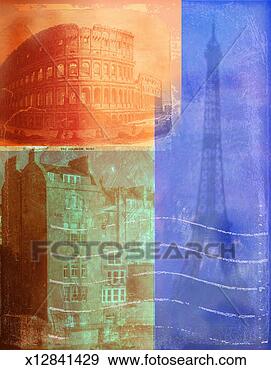 Stock Illustration - european architecture. 
fotosearch - search 
clipart, illustration, 
drawings and vector 
eps graphics images