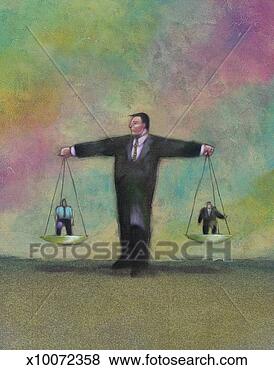 Stock Illustration - exec comparing 
two employees. 
fotosearch - search 
clipart, illustration, 
drawings and vector 
eps graphics images