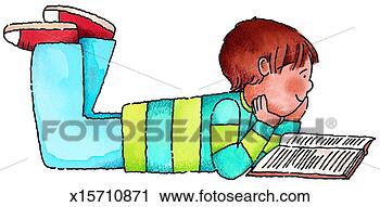 Clipart - boy reading. fotosearch 
- search clipart, 
illustration, 
drawings and vector 
eps graphics images
