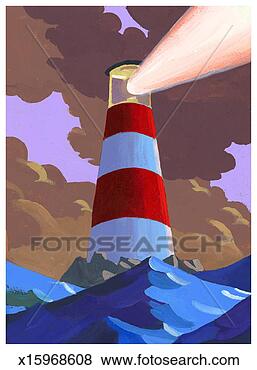 Stock Illustration - lighthouse. fotosearch 
- search clipart, 
illustration, 
drawings and vector 
eps graphics images