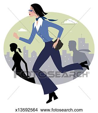 Stock Illustration - commuter, in a 
rush. fotosearch 
- search clipart, 
illustration, 
drawings and vector 
eps graphics images