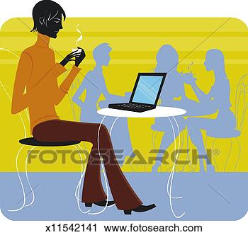 internet cafe hot air