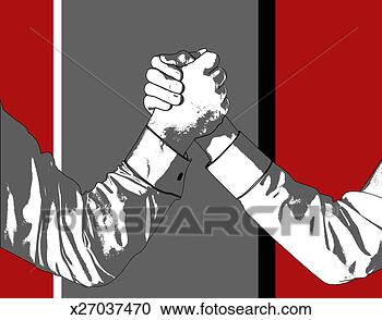 Stock Illustration - two people arm 
wrestling, close-up 
of arms. fotosearch 
- search clipart, 
illustration, 
drawings and vector 
eps graphics images