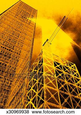 Stock Illustration - construction of 
sky scraper. fotosearch 
- search clipart, 
illustration, 
drawings and vector 
eps graphics images