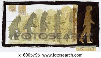 Stock Illustration - evolution. fotosearch 
- search clipart, 
illustration, 
drawings and vector 
eps graphics images