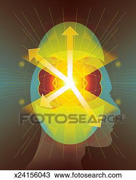 Drawing - human head, montage. 
fotosearch - search 
clipart, illustration, 
drawings and vector 
eps graphics images