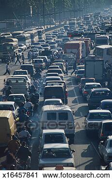 Stock Photography - traffic jam in 
caracas venezuela. 
fotosearch - search 
stock photos, 
pictures, images, 
and photo clipart