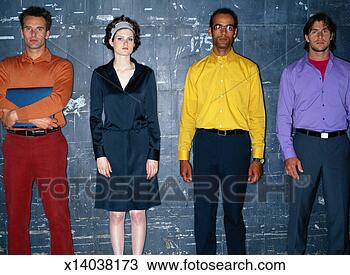 Drawing - men and women 
lined up against 
background. fotosearch 
- search clipart, 
illustration, 
drawings and vector 
eps graphics images