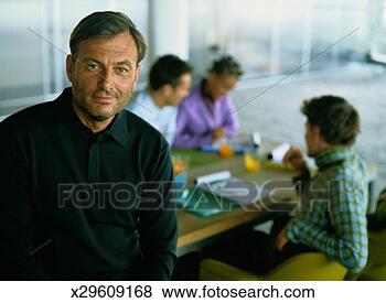 Stock Illustration - portrait of man 
in casual office. 
fotosearch - search 
clipart, illustration, 
drawings and vector 
eps graphics images