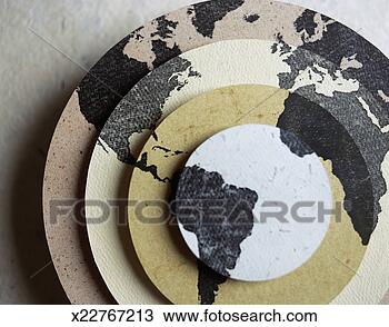 Drawing - concentric globe 
pattern. fotosearch 
- search clipart, 
illustration, 
drawings and vector 
eps graphics images