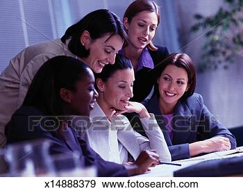 Stock Photograph - business meeting. 
fotosearch - search 
stock photos, 
pictures, images, 
and photo clipart