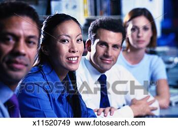 Stock Photograph - portrait of four 
professionals. 
fotosearch - search 
stock photos, 
pictures, images, 
and photo clipart