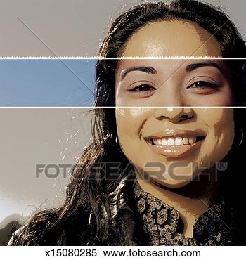 Stock Illustration - digital composite 
portrait of young 
woman. fotosearch 
- search clipart, 
illustration, 
drawings and vector 
eps graphics images