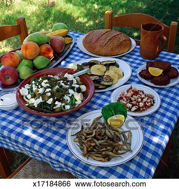 Stock Photo - greek meal. fotosearch 
- search stock 
photos, pictures, 
images, and photo 
clipart