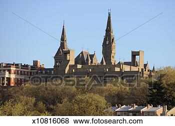 Stock Photo - panoramic view 
of georgetown 
university washington 
dc, usa. fotosearch 
- search stock 
photos, pictures, 
images, and photo 
clipart