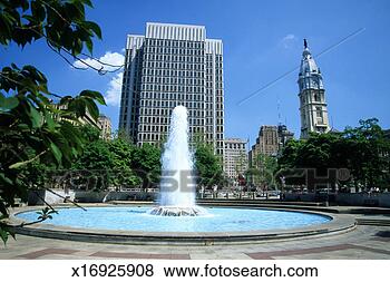 Stock Photo - usa, pennsylvania, 
philadelphia, 
jfk plaza, fountain, 
city hall. fotosearch 
- search stock 
photos, pictures, 
images, and photo 
clipart