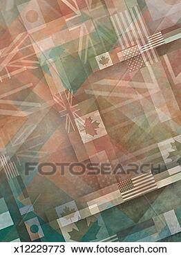 Drawing - international 
flags. fotosearch 
- search clipart, 
illustration, 
drawings and vector 
eps graphics images