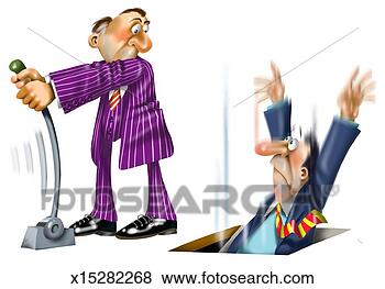 Stock Illustration - job insecurity. 
fotosearch - search 
clipart, illustration, 
drawings and vector 
eps graphics images