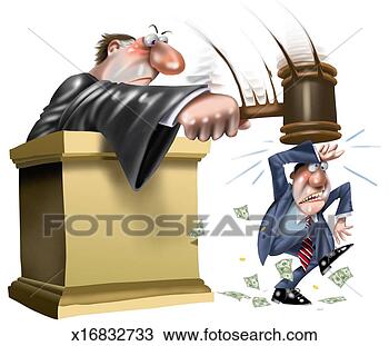 Desenho - juiz, bater, gavel. 
fotosearch - busca 
de imagens de 
vetor grã¡fico, 
desenhos, clip 
art, ilustraã§ãµes