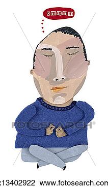 Clip Art - meditation. fotosearch 
- search clipart, 
illustration, 
drawings and vector 
eps graphics images