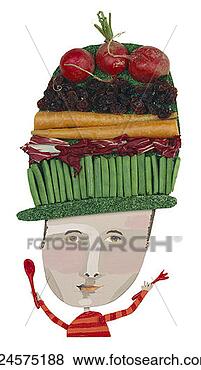 Stock Illustration - vegetarian. fotosearch 
- search clipart, 
illustration, 
drawings and vector 
eps graphics images