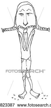 Stock Illustration - nervous nelly. 
fotosearch - search 
clipart, illustration, 
drawings and vector 
eps graphics images