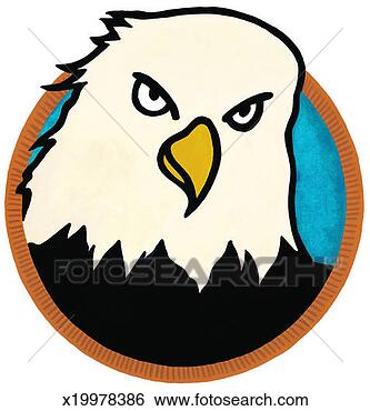 Stock Illustration - bald eagle. fotosearch 
- search clipart, 
illustration, 
drawings and vector 
eps graphics images