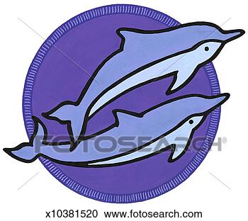 Stock Illustration - dolphins. fotosearch 
- search clipart, 
illustration, 
drawings and vector 
eps graphics images