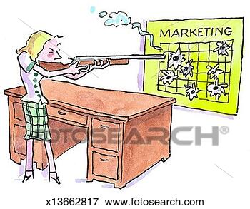 Stock Illustration - target marketing. 
fotosearch - search 
clipart, illustration, 
drawings and vector 
eps graphics images