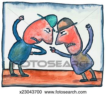 Stock Illustration - head to head. 
fotosearch - search 
clipart, illustration, 
drawings and vector 
eps graphics images