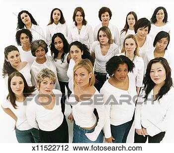 Stock Photo - studio portrait 
of a mixed age, 
 multiethnic, 
 large group of. 
fotosearch - search 
stock photos, 
pictures, images, 
and photo clipart