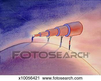 Clipart - man looking through 
giant telescope; 
men and women 
steadying it. 
fotosearch - search 
clipart, illustration, 
drawings and vector 
eps graphics images