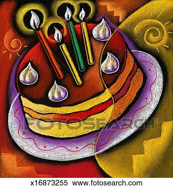 Stock Illustration - birthday cake. 
fotosearch - search 
clipart, illustration, 
drawings and vector 
eps graphics images
