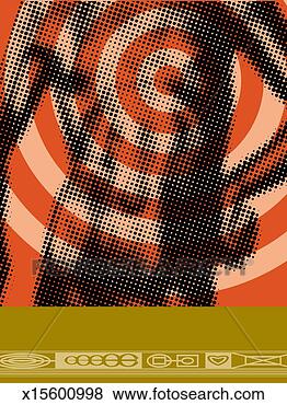 Stock Illustration - nude male statue 
superimposed with 
target. fotosearch 
- search clipart, 
illustration, 
drawings and vector 
eps graphics images