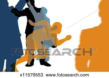 Drawing - silhouettes of 
men with briefcases 
superimposed. 
fotosearch - search 
clipart, illustration, 
drawings and vector 
eps graphics images