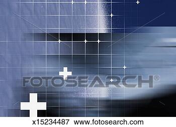 Stock Illustration - white grid and 
crosses on blue 
and gray background. 
fotosearch - search 
clipart, illustration, 
drawings and vector 
eps graphics images