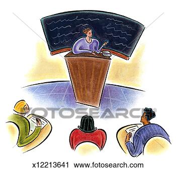 Clipart - instructor in 
front of class. 
fotosearch - search 
clipart, illustration, 
drawings and vector 
eps graphics images