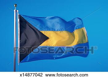 Stock Photo - flag of bahamas. 
fotosearch - search 
stock photos, 
pictures, images, 
and photo clipart